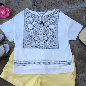🌺 Zara; Wmn. Basic Collection CUTE Top Misses Sm!